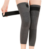 1 Pair Winter Wool Knee Pads – Thickened Warm Knee Protectors for Arthritis, Rheumatism & Cold Weather Support