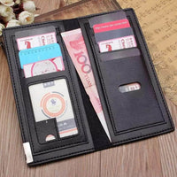 Long Leather kangroo wallet For Men