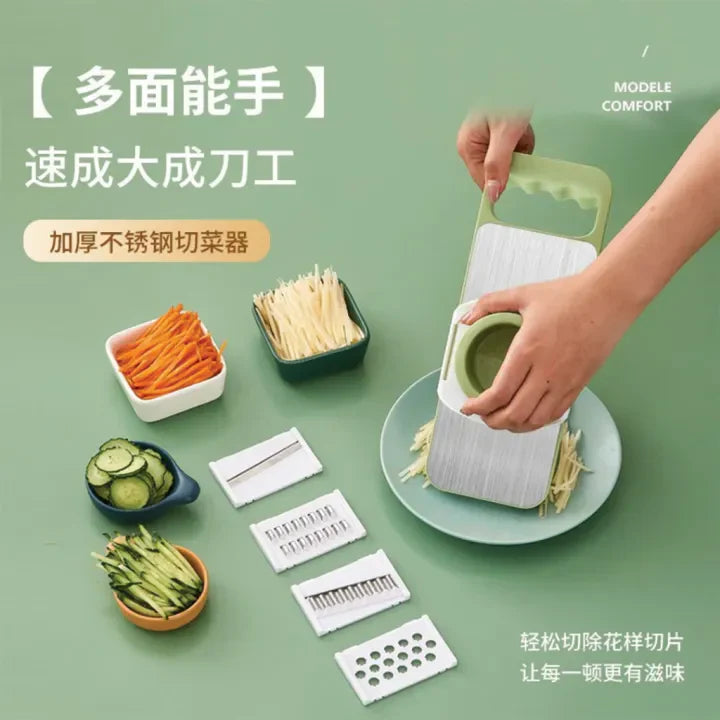 5-in-1 Multifunctional Manual Vegetable & Fruit Slicer