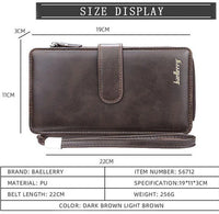 New Genuine Long Leather Wallet