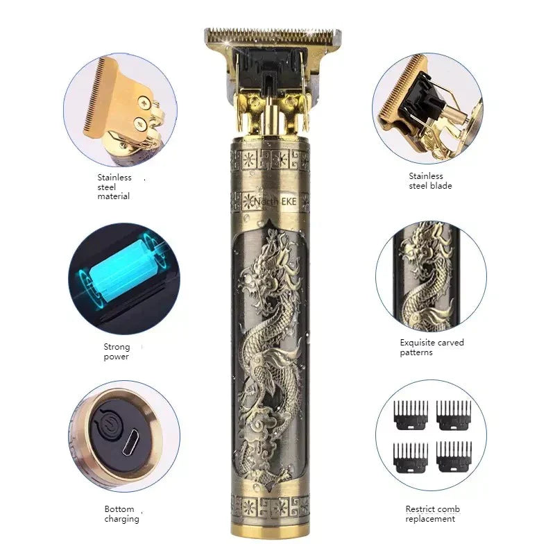 Vintage Metal T9 Trimmer For Men