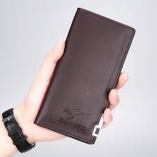 KANGROO Slim Long Mobile Money and Card Holder Leather Wallet for Men's
