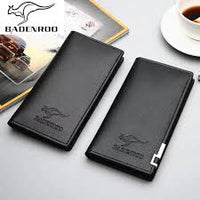 KANGROO Slim Long Mobile Money and Card Holder Leather Wallet for Men's