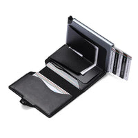 PU Leather Wallet & Pop up card holder