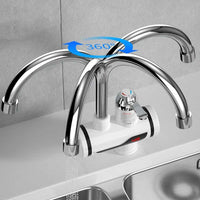 Instant Electric Hot Water Heater Faucet – 3000W | Digital Display | 360° Rotation